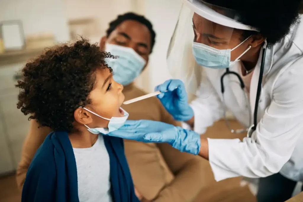 Sick Child Visits victoria islands lagos