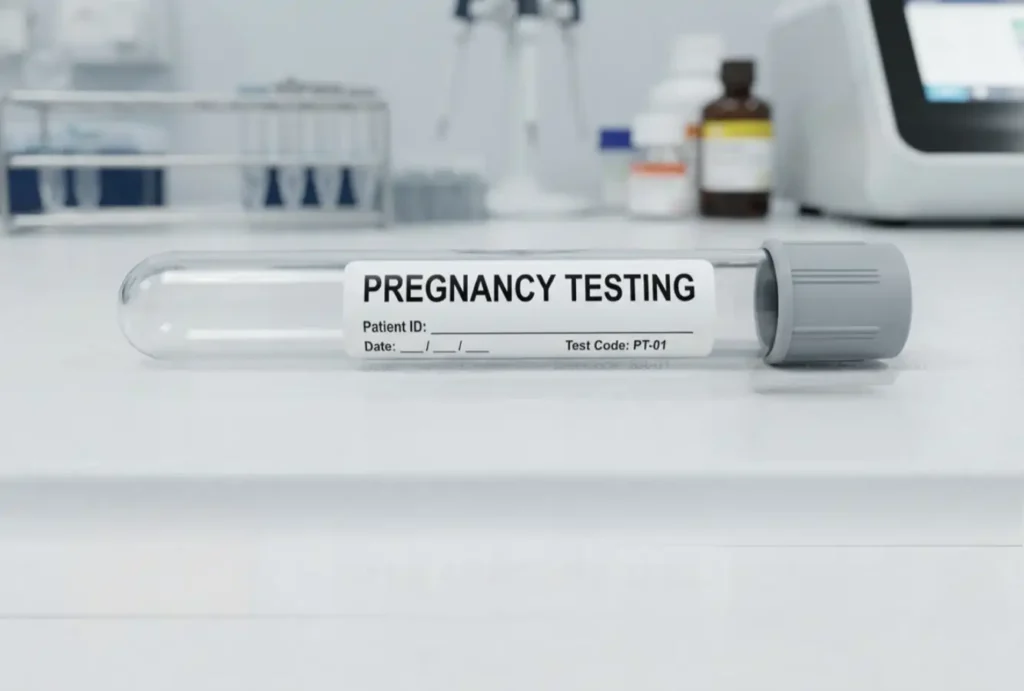 pregnancy testing victoria islands